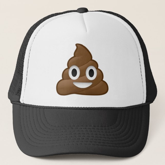 Gorra De Camionero Emoji sonriente del impulso (Anverso)