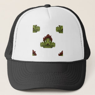 Gorra De Camionero emoji zombie man
