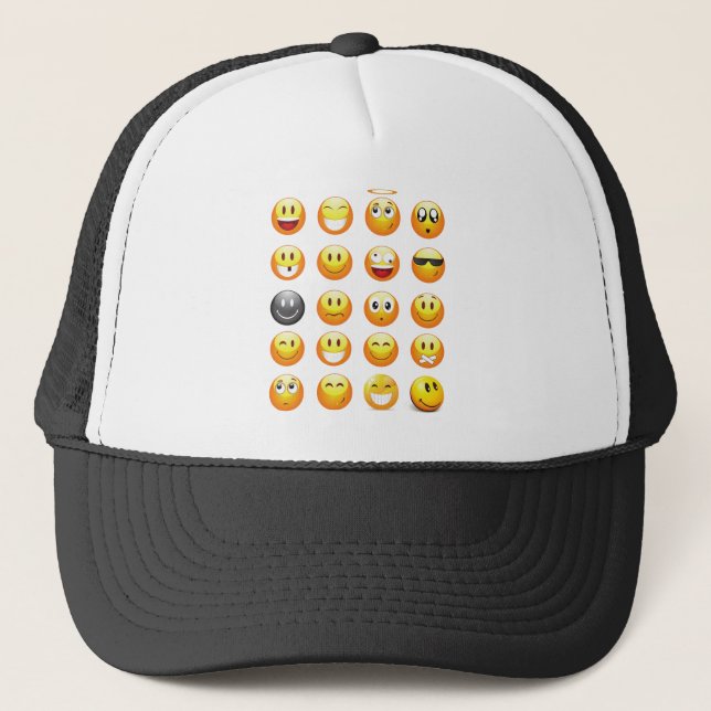 Gorra De Camionero emojis (Anverso)