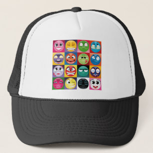 Gorra De Camionero emojis de arte pop