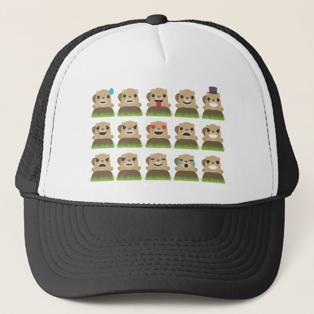 Gorra De Camionero emojis de manada (Anverso)