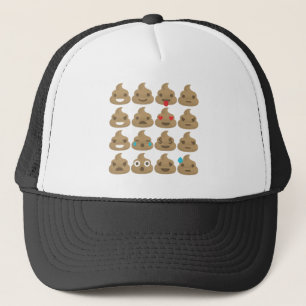Gorra De Camionero emojis de poop