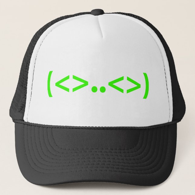 Gorra De Camionero Emoticon japonés ALIEN (Anverso)
