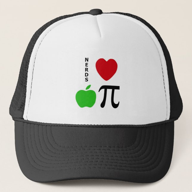 Gorra De Camionero Empanada de Apple de amor de los empollones (Anverso)