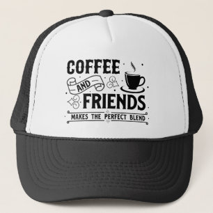Gorra De Camionero empleado de cafetería arte con palabras