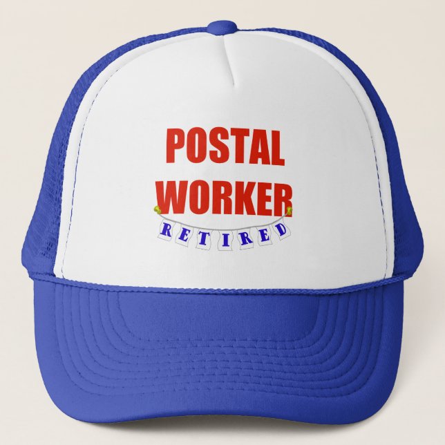 GORRA DE CAMIONERO EMPLEADO DE CORREOS JUBILADO (Anverso)