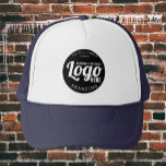 Gorra De Camionero Empleado de la compañía con logotipo de negocios a<br><div class="desc">Siéntase libre de personalizar y personalizar este sombrero de camionero del personal de la empresa con el logotipo de la compañía de negocios azul marino personalizado. Las opciones de edición están disponibles.</div>