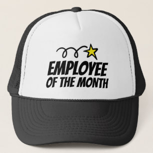 Gorra De Camionero Empleado del gorra del camionero del mes para el