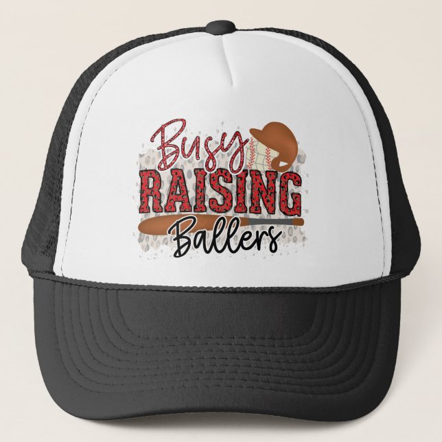 Gorra De Camionero Empleado Raising Ballers Baseballs Trucker Hat (Anverso)