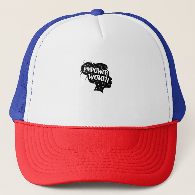 Gorra De Camionero Empoderar a las mujeres (Anverso)