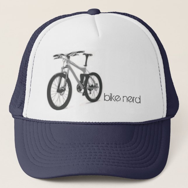 Gorra De Camionero Empollón de la bici (Anverso)