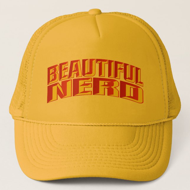 Gorra De Camionero Empollón hermoso (Anverso)