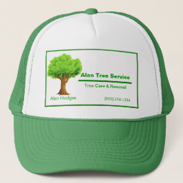 Gorra De Camionero Empresa de servicios de árbol