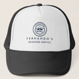Gorra De Camionero Empresa de techado | Servicios de logotipo persona
