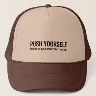 Gorra De Camionero Empujarse - Citas Motivativas De Gimnasio