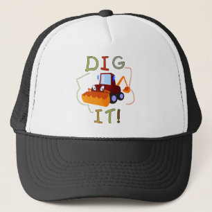 Gorra De Camionero Empuje del vehículo de la construcción él