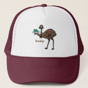 Gorra De Camionero Emu con ilustracion personalizado de huevos