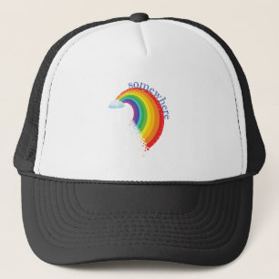 Gorra De Camionero En alguna parte sobre el arco iris