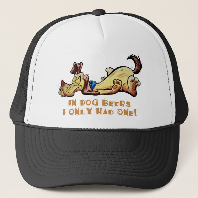 Gorra De Camionero En cervezas de perro (Anverso)