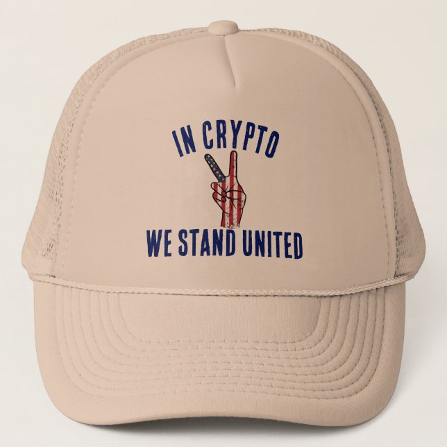 Gorra De Camionero En Criptomonedas  (Anverso)