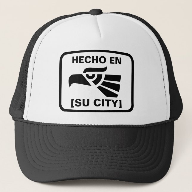 GORRA DE CAMIONERO EN DE HECHO (SU CIUDAD) (Anverso)