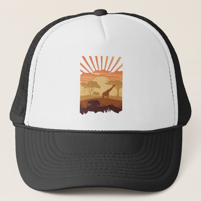 Gorra De Camionero En el Safari (Anverso)