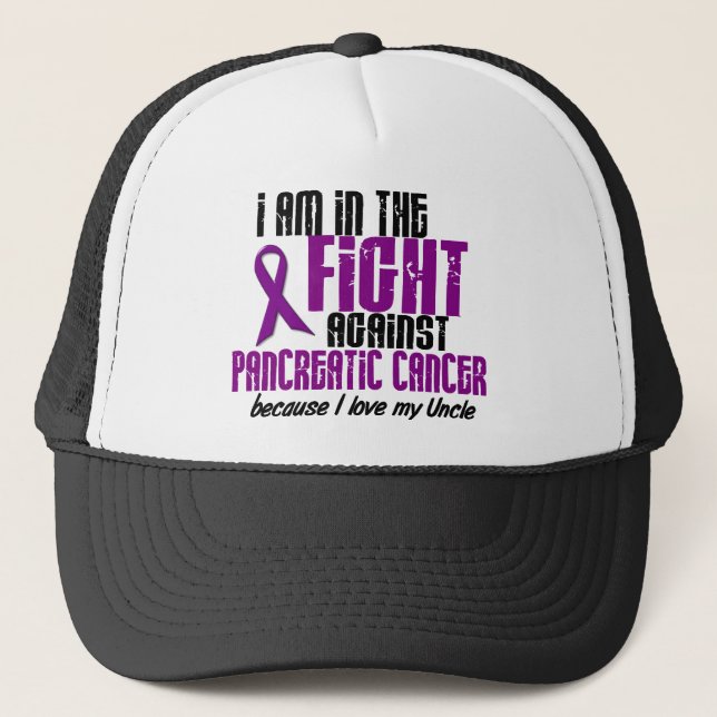 Gorra De Camionero En la lucha contra TÍO del cáncer pancreático (Anverso)