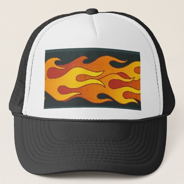 Gorra De Camionero En llamas (Anverso)