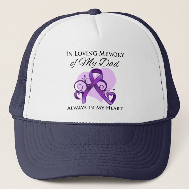Gorra De Camionero En memoria de mi padre - Cáncer de páncreas (Anverso)
