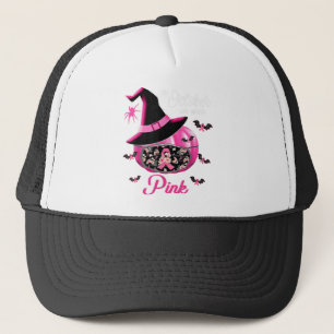 Gorra De Camionero En Octubre Usamos Calabaza Rosa