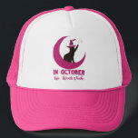 Gorra De Camionero En Octubre Usamos Conciencia Sobre El Cáncer De Ma<br><div class="desc">En Octubre Usamos Conciencia Sobre El Cáncer De Mama De Gato Rosa</div>