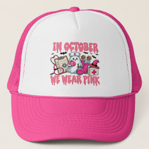 Gorra De Camionero En Octubre, Usamos Rosa 2025 — Únete al Movimiento