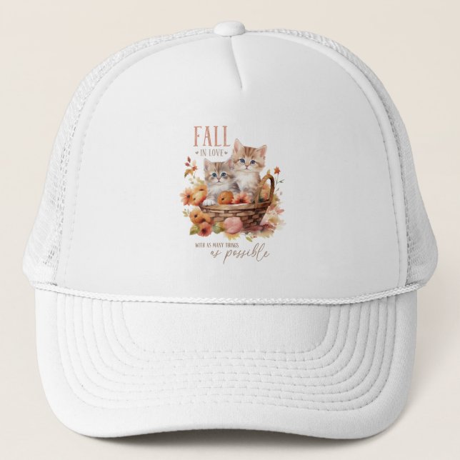 Gorra De Camionero Enamorada De Tantas Cosas (Anverso)