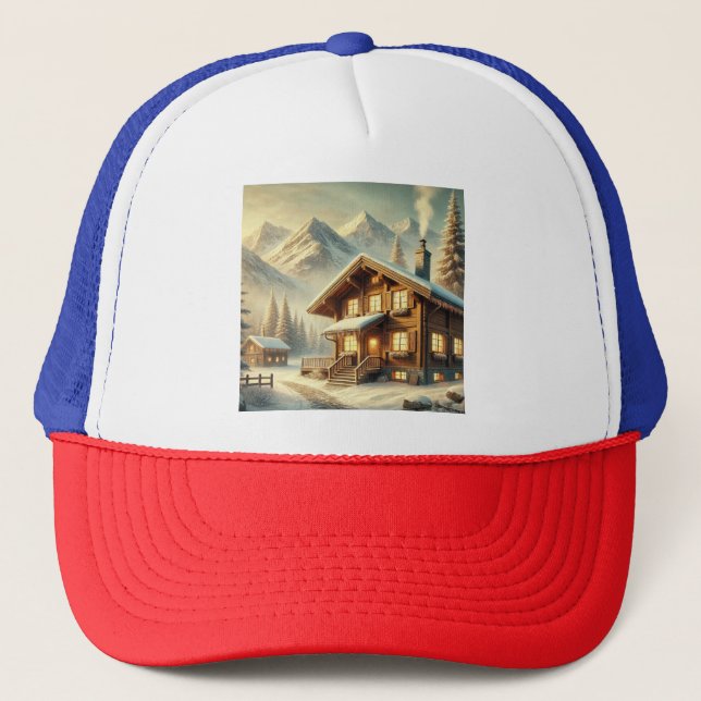 Gorra De Camionero Encanto alpino (Anverso)