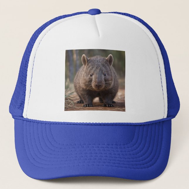 Gorra De Camionero "Encanto Chubby: El Adorable Wombat Australiano" (Anverso)