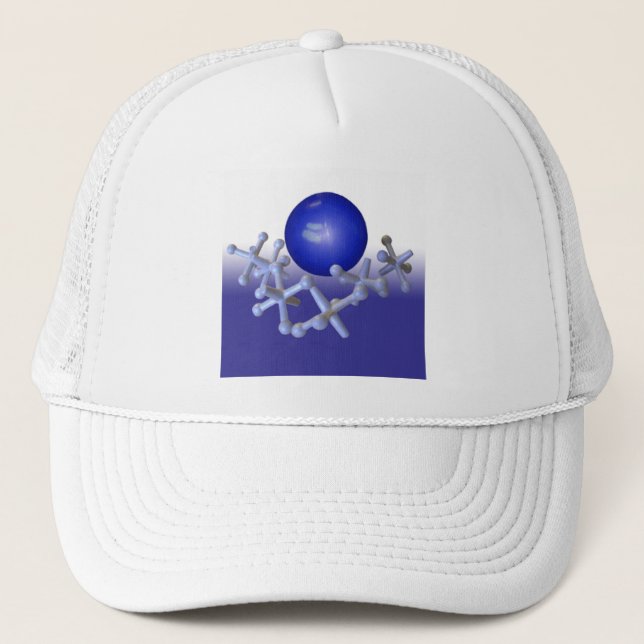 Gorra De Camionero Enchufes y azul retro clásico determinado del (Anverso)