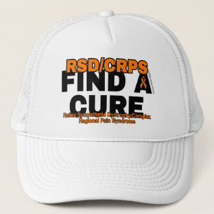 GORRA DE CAMIONERO ENCONTRAR UNA CURA/NEGRO...RSD/CRPS