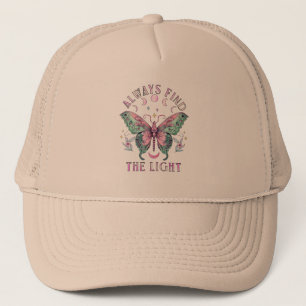 Gorra De Camionero Encuentra siempre la mariposa colorida y ligera