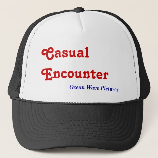 Gorra De Camionero Encuentro casual, (Anverso)