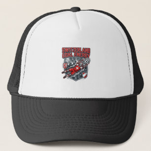 Gorra De Camionero Energía del Gol de Suiza Esqueleto Delantero Nacio