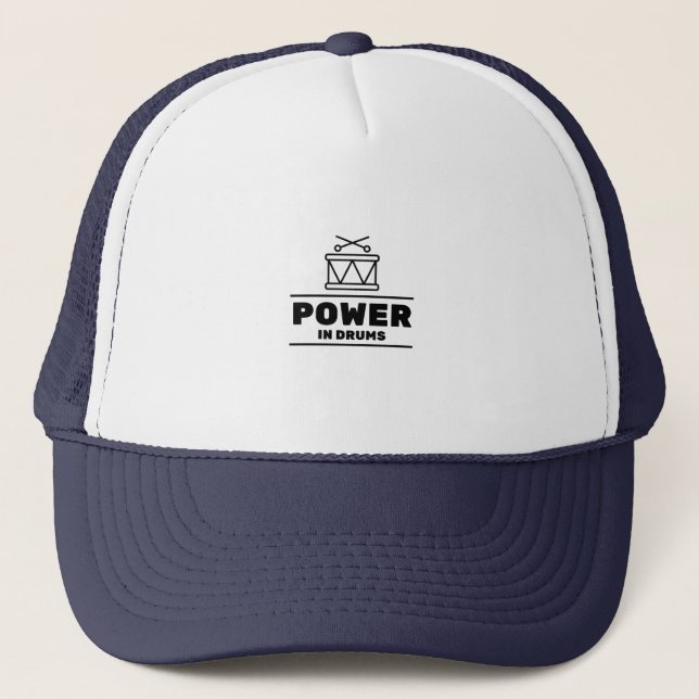 Gorra De Camionero Energía en tambores (Anverso)