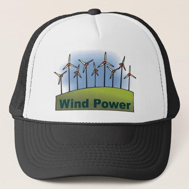 Gorra De Camionero Energía eólica (Anverso)