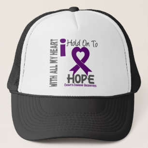 Gorra De Camionero Enfermedad de Crohns que me aferro para esperar
