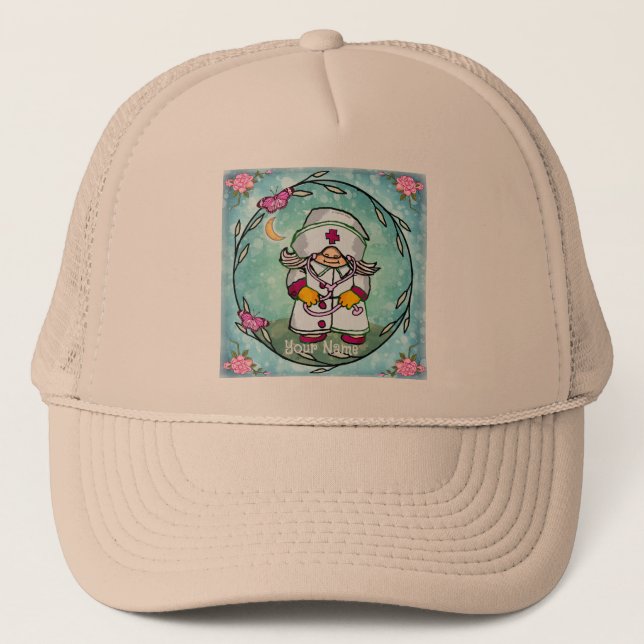 Gorra De Camionero Enfermera (Anverso)