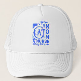 Gorra De Camionero Enfermera de gatos - Gracioso regalo para enfermer