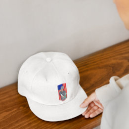 Gorra De Camionero Enfermera Dedicada Patriótica USA Bandera Roja Bla