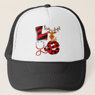 Gorra De Camionero Enfermera divertida Amor Stethoscope Navidades Cin