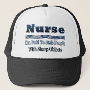Gorra De Camionero Enfermera divertida diciendo