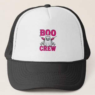 Gorra De Camionero Enfermera Fantasma Halloween Boo Crew