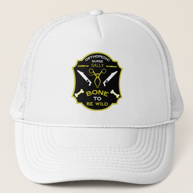 Gorra De Camionero Enfermera ortopeda (Anverso)